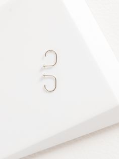 STUDIYO Jewelry Earrings Sterling Silver Dot Huggies | Minimal Backless Earrings