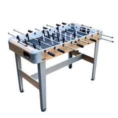 an image of a foosball table that is on display