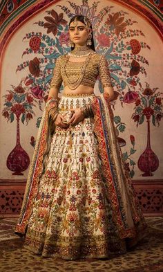 Ivory Color Wedding lehenga – Panache Haute Couture Nomi Ansari Bridal, Lehenga Inspiration, Nomi Ansari, Manish Arora, Pakistani Style, Bridal Lehenga Collection, Latest Bridal Dresses, Anita Dongre, Designer Bridal Lehenga