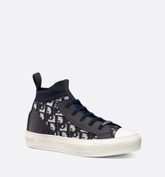 gnature on the laces and Christian Dior J'Adior signature on the sole Gray calfskin inserts Christian Dior, Calf Skin, Dior, Navy, Sneakers, Grey, Lace