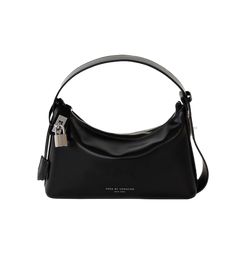 For the minimalist dresser, this VERAFIED hobo bag will be right up your alley. In match-all black, this bag is a timeless, tried-and-true staple that features a sophisticated, semi-structured silhouette. The shoulder Strap has 2 clips, so you can adjust the length, wear it on your arm or on your Shoulder. This bag is made of Calfskin leather, which is particularly valuable because of its softness and fine grain, as well as durability. This bag is stylish and functional at once. Carry it as a sh Evening Hobo Bag With Gunmetal Hardware In Satchel Shape, Evening Hobo Bag With Metal Hardware, Evening Hobo Shoulder Bag With Gunmetal Hardware, Versatile Shoulder Bag With Silver-tone Hardware For Office, Versatile Office Shoulder Bag With Silver-tone Hardware, Evening Hobo Bag With Metal Hardware And Top Handle, Evening Crossbody Hobo Bag With Metal Hardware, Evening Hobo Crossbody Bag With Metal Hardware, Crossbody Hobo Bag With Gunmetal Hardware For Evening