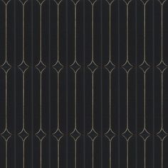 a black and gold wallpaper with metal bars on it's sides that are interlocked