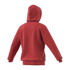 Closure Type: Pullover HeadFit: Regular FitNeckline: Hooded NeckPockets: 1 Front Kangaroo PocketSleeve Length: Long SleeveSleeve Style: Cuffed SleeveApparel Length: 28 InchesFiber Content: 70% Cotton, 30% Recycled PolyesterFabric Description: FleeceCare: Tumble Dry, Machine WashCountry of Origin: Imported Red Hooded Top With Kangaroo Pocket, Adidas Fleece Hoodie With Ribbed Cuffs, Red Sports Hoodie With Pockets, Adidas Red Sweatshirt For Winter, Adidas Red Winter Sweatshirt, Adidas Hoodie With Double-lined Hood, Adidas Hooded Sweatshirt With Adjustable Hood, Adidas Hoodie Sweatshirt With Adjustable Hood, Adidas Sweatshirt With Adjustable Hood