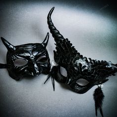 Step Into A Realm Of Mystique And Allure With Our Devil Horned Masquerade Mask Set, Designed To Captivate At Any Event With Its Striking And Bold Design. Perfect For Adding An Air Of Enchantment To Masquerade Balls, Music Festivals, Themed Parties, Or Halloween Events, These Masks Will Transform You Into A Figure Of Intrigue. Unique And Eye-Catching Design_this Exclusive Set Features Two Mesmerizing Masks: * A Men Mask With Sculpted Horns, Offering A Sleek, Bold Look For Those Seeking A Touch Of Masquerade Mask With Horns, Black Eye Mask For Costume Party, Gothic Masks For Halloween And Masquerade, Black Gothic Eye Mask For Masquerade, Black Masks And Prosthetics For Carnival Cosplay, Gothic Black Eye Masquerade Mask, Black Masks And Prosthetics For Cosplay Carnival, Black Gothic Masquerade Mask For Cosplay, Gothic Halloween Masks