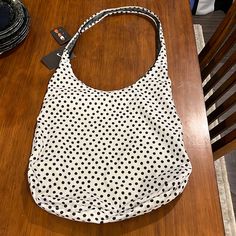 Brand New With Tags And Authentic Item. Casual Reversible Hobo Bag, Casual White Reversible Shoulder Bag, Polka Dot Shoulder Bag For Daily Use, Nike Casual Everyday Shoulder Bag, Casual Everyday Reversible Hobo Bag, Nike Shoulder Bag For Everyday Use, Nike Casual Shoulder Bag For Daily Use, Nike Casual Shoulder Bag For Everyday, White Reversible Bag