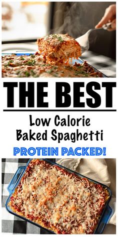 the best low calorie baked spaghetti recipe is in this post