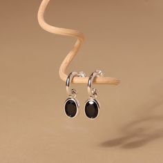 Gold / Silver Dainty Black Onyx Dangle Hoop Earrings ◇ Hoop measures approx.:  Outer diameter: 11mm Inner diameter: 7mm Drop charm: 9mm (handmade earrings vary slightly) ◇ These earrings are sold as pair. ◇These earrings will arrive in an eco-friendly jewelry paper box, making it a nice gift to give a friend or keep for yourself. ◆ View more EARRINGS https://www.etsy.com/shop/eplusfjewelry?section_id=13190709 ◆ View ALL ITEMS https://www.etsy.com/shop/EFHANDMADEJEWELRY shop policies: https://www