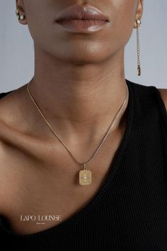 Elevate your everyday style with our tarnish-resistant stainless steel necklaces, perfect for effortless everyday wear. Crafted to shine through every moment, these pieces are not only stunning but also make the perfect gifts for any occasion. Explore the timeless beauty of stainless steel jewelry that stays brilliant day after day. #necklaces #stainlesssteeljewelry #everydaywear #giftideas Metal Rectangular Pendant Clavicle Chain, Metal Jewelry With Rectangular Pendant Chain, Metal Rectangular Pendant Chain Jewelry, Metal Medallion Necklace With Clavicle Chain Pendant, Minimalist Metal Rectangular Pendant Jewelry, Metal Pendant Necklace Tarnish Resistant, Silver Gold-plated Snake Chain Necklace, Silver Gold Plated Medallion Necklace With Adjustable Chain, Silver Brass Jewelry With Rectangular Pendant