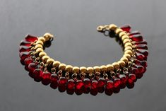 Handmade Pomegranate Seeds Gold Plated Stainless Steel - Etsy Elegant Garnet Jewelry With Polished Beads, Polished Brass Beads Jewelry For Gift, Brass Jewelry With Polished Beads For Gifts, Polished Metal Bead Bracelet, Gift Brass Jewelry With Polished Beads, Gold-plated Faceted Jewelry For Gifts, Faceted Gold-plated Jewelry For Gifts, Elegant Brass Jewelry With Polished Beads, Metal Bracelet With Polished Beads