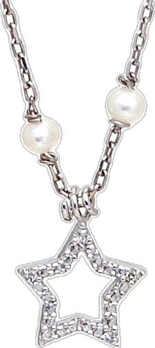 Star Pearl Necklace by Kury - Available at SHOPKURY.COM. Free Shipping on orders over $200. Trusted jewelers since 1965, from San Juan, Puerto Rico. Classic Silver Briolette Diamond Necklace, Classic Silver Diamond Necklace With Briolette Cut, Elegant Diamond Dangle Necklace For Anniversary, Elegant Dangle Diamond Necklace For Anniversary, Classic White Gold Dangle Necklace, Classic Diamond Dangle Necklaces, Silver Briolette Diamond Necklace For Anniversary, Classic Briolette Necklace With Diamond Accents, Star Pearl