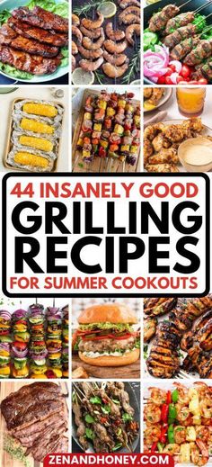 grilling recipes for summer cookouts