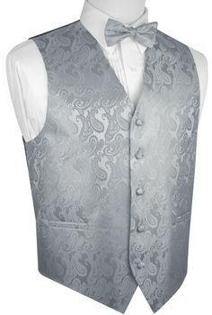 Best Tuxedo, Cool Tuxedos, Mens Formal Vest, Vest And Bow Tie, Men's Tuxedo, Prom Tuxedo, Formal Vest, Paisley Color, Formal Tuxedo