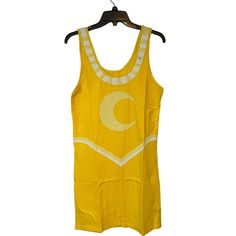 Homestuck Prospit Moon Dress Womens Xs Yellow Welovefine Sleeveless New Cotton Blend Thanks For Looking. Please Check Out My Other Listings Please Look At Pictures For Measurements. All Measurements Are Approximate. Items Are Packed Away Ready For Shipment And Additional Measurements Cannot Be Provided. Colors May Vary Due To Light, Equipment, Close-Ups Please Note Items That Are Used Have Been Washed And Can Shrink, Or Fade, So Please Check Measurements For Proper Fit. Vintage Sizes Are Typical Fitted Yellow Sleeveless Dress, Homestuck Prospit, Yellow Fitted Sleeveless Summer Dress, Fitted Yellow Sleeveless Summer Dress, Fitted Yellow Sleeveless Tank Top, Yellow Sleeveless Tank Top, Yellow Sleeveless Tank Top For Beach, Yellow Cotton Sleeveless Summer Dress, Yellow Sleeveless Tank Top For Summer