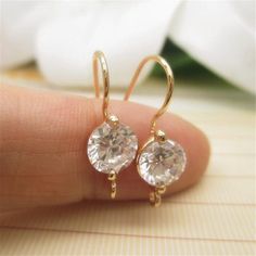 10pcs 24K Real Gold Plated Earring Hook, Round Shape Zircon Crystal Ear Hooks,Brass Earring Attachme Champagne Gold Color, Earring Pins, Earring Hook, Diy Jewelry Findings, Cheap Jewelry, Pin Jewelry, Wire Earrings, Brass Earrings, Gold Plated Earrings