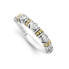 Diamond Jewelry | Designer Diamond Jewelry ��– LAGOS Lagos Ring, Mens Designer Jewelry, Lagos Jewelry, Yellow Engagement Rings, Diamond Stacking Rings, Bezel Set Diamond, Yellow Gold Engagement Rings, Diamond Anniversary, Timeless Jewelry