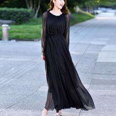 Black summer dress,chiffon dress,spring dress,flowy maxi dress,layered dress,party dress,cocktail dr Maxi Dress Layered, Maxi Dress Layering, Plus Size Peplum Dress, Black Summer Dress, Party Dress Cocktail, Wedding Party Outfits, Dress Layered, Prom Dress Plus Size, Cocktail Dress Prom