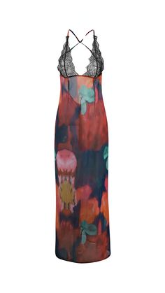 Fitted V-neck Dress For Daywear, Elegant Midi-length Mesh Dress, Long Floral Print Party Dress, Long Floral Print Dress For Party, Casual Sheer Silk Midi Dress, Chic Maxi Dress With Fitted Bodice For Summer, Chic Summer Maxi Dress With Fitted Bodice, Daywear Dresses With Floral Print And Fitted Bodice, Sheer Maxi Slip Dress