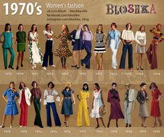 Womens 80s Outfit, Early 70s Fashion, 70s Fashion Women, 40s Mode, 1960s Fashion Women, 1970s Fashion Women, 1970 Fashion, 70s Inspired Outfits, Decades Fashion