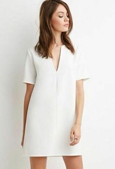 White Dresses Graduation, Cocktail Wear, Gaun Fashion, Woman Dresses, Peplum Tops, Shift Dresses, Heidi Klum, Looks Chic, Indian Style