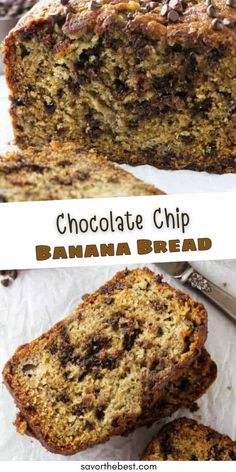 If there’s anything better than a loaf of homemade banana bread, you can rest assured you’ve found it: chocolate chip banana bread. Not only is this banana bread studded with a generous amount of chocolate chips, but it also has a lovely toffee-like flavor thanks to the brown sugar.