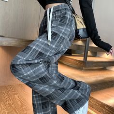 Japanese Korean Style Wide Leg Pants Red Retro Checkered Casual Pants Women Tall Wide Leg Pants Tall Wide Leg Pants, Style Wide Leg Pants, Red Retro, Women Pants Casual, Pants Women, Smart Shopping, Leg Pants, Wide Leg Pants, Casual Pants