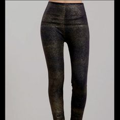 Leggings High Quality Denim-Twill Knit High Waist Denim Leggings With Glitter Sublimation Print. 53% Cotton 41% Nylon 6% Spandex Made In: Usa Measurements: Waistband Width: 12 In Waistband Height: 6 In Total Length: 37 In Nwt (59) Metallic Stretch Casual Pants, Casual Metallic Stretch Pants, Metallic Full-length Bottoms For Fall, Metallic Full Length Bottoms For Fall, Trendy Fitted Glitter Bottoms, Metallic Leggings For Fall Party, Fitted Metallic Leggings For Fall, Trendy Metallic Leggings For Night Out, Party Jeans For Fall