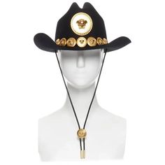 Versace Designer, Versace Fashion, Vintage Versace, Classic Hats, Versace Collection, Versace Outfit, Donatella Versace, Cowgirl Hats, Cool Hats