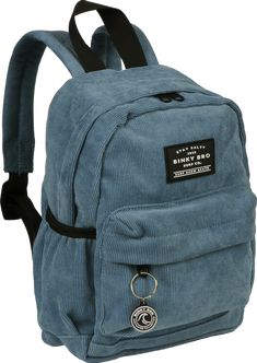 Blue Backpack Aesthetic, Y2k Backpack, Blue Backpacks, School Binders, Fit School, Aesthetic Backpack, Backpack Accessories, Inside My Bag, Bag Pins