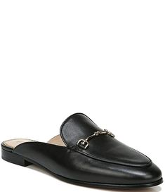 Sam Edelman Linnie Leather Slip-On Mules | Dillard's Winter Mules, Dress Mules, Black Mules, Flat Mules, Business Shoes, Slip On Mules, Walk This Way, Loafer Mules, Dillard's