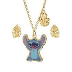 a necklace with a cartoon character on it