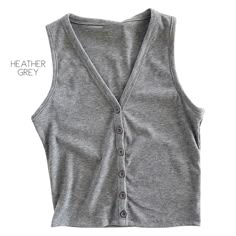 This will be a favorite go-to tank for your closet. A very versatile piece that can be worn over jeans or leggings or layered with your favorite cardigan. 95% Polyester 5% Spandex Summer Cardigan Outfit, Artist Uniform, Cardigan Outfit Summer, Button Tank Top, Cardigan Outfit, Summer Cardigan, Thrift Finds, Love Clothing, Beauty Clothes