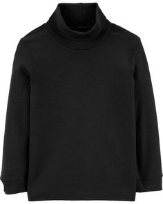 Designed With Long Cozy Sleeves, This Turtleneck Is A Cold-weather Favorite. Toddler Boy Tops, Toddler Style, Turtleneck Style, Trendy Baby Clothes, Toddler Boy Fashion, Free Jeans, Toddler Girl Style, Legging Sport, Black Turtleneck