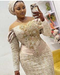 Latest Owambe Lace Styles 2022, African Lace Gown Styles, Owanbe Styles For Lace 2022, Owambe Lace Styles 2022, African Lace Styles Nigerian Fashion, Lace Dress Designs Classy, Owambe Lace Styles, Lace Dress Styles Nigerian, Lace Gown Styles Nigerian