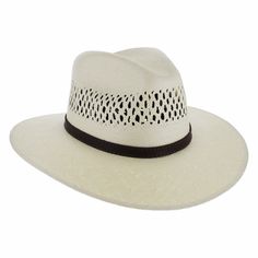 The Digger from Stetson is a classic safari made of shantung straw. It features a vented crown for added style and comfort. This hat is perfect for any outdoor adventure or simply adding a touch of sophistication to your wardrobe. This hat is lacquered and will be stiff, not made to be packed or crushed. FEATURESStyle: SafariMaterial: Shantung StrawDimensions: 4" Crown, 3" Brim White Single Vent Sun Hat For Summer, Safari-style Panama Hat With Curved Brim For Travel, Country Style Wide Brim Panama Hat For Travel, Classic Adjustable Sun Hat With Single Vent, Adjustable Classic Sun Hat With Single Vent, Classic Wide Brim Straw Hat For Outdoor, Classic Straw Hat With Short Brim And Upf 50+, Safari Style Brimmed Panama Hat For Travel, Safari Style Wide Brim Panama Hat For Travel