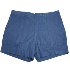 New Vintage Harris Casuals Shorts Adult Men's Size 40 Blue 70's Nos Men’s 40 -See Photos For Measurements Condition: New With Tags If You Have Any Questions, Or Need Additional Photos Please Message Me So We Can Provide What You Need. Cl 8/6 Relaxed Fit High Waist Shorts With Welt Pockets, High Waist Relaxed Fit Shorts With Welt Pockets, Blue Bottoms With Welt Pockets For Summer, Blue Jean Shorts With Pockets And Short Inseam, Blue Jean Shorts With Pockets, Summer Bottoms With Welt Pockets, Short, Blue Shorts With Welt Pockets, Retro Blue Relaxed Fit Shorts, Blue Bottoms With Welt Pockets In Short Length