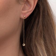 Make a dazzling appearence with dangle earrings in varied styles and designs from our Gold Collection of earrings.Ultra-chic and sophisticated, our earrings are a beautiful way to elevate your look. Home Page: https://www.etsy.com/shop/ByGema ♥♥ GEMSTONES ● ZIRCON: Stone Dimensions -> 3.5mm (approx. 0.14in). ♥♥ EARRINGS: Ball's Dimension: 3mm (approx. 0.12in). Please keep in mind that the dimensions and the weight may slightly vary. ♥♥Jewelry Certification Guarantee carats of products. ♥♥ CUSTOM Long Dangle Earrings, Gold Collection, Earrings Dangle, Elegant Gift, Earring Gifts, Or Rose, Favorite Jewelry, Jewelry Earrings Dangle, Gold Earrings