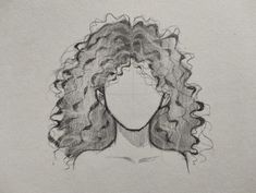 How to Draw Curly Hair Hair Drawing Beginner, Drawing Reference Curly Hair, How To Draw 3b Hair, Drawing 4c Hair, How To Draw Curls Curly Hair, How To Draw Curly Hair Step By Step, Hair Sketch Ideas, Curly Hair Drawing Tut, Drawing Curly Hair Tutorial