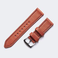 "100% Handcrafted Custom Made Leather Watch Strap Compatible with all watches between 18 - 26 mm lug width. Strap length: Short piece:80mm Long piece:130mm (Fits 6\"-8\" wrist size) Thickness: 3.2-3.4mm Double layer Handmade and hand stitched Distressed and waxed finish Sanded and waxed edges Stainless steel (316L) buckle Durable waxed thread Full grain leather *This listing is for one watch strap and one buckle. Watch is not included :) -------------------------------- FREE EXPRESS SHIPPING Del Classic Brown Watch Accessories With Stainless Steel Clasp, Classic Brown Watch With Wrist Strap, Classic Brown Watch With Stainless Steel Clasp, Classic Leather Watch Strap, Classic Leather Strap For Watches, Brown Leather Watch Band With Adjustable Strap, Adjustable Brown Leather Strap For Watch Bands, Panerai Straps, Brown Cuff Leather Strap For Watch