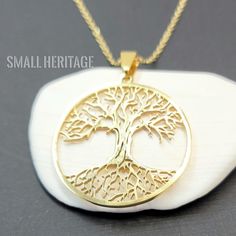 Tree Of Life Necklace Stainless Steel Lightweight Pendant Fast Free Shipping from USA Brand new, beautiful and stylish jewelry for you. Style: Tree of Life Pendant Stainless Steel Gold Color Necklace For Women Men Amulet 2021 Material: Stainless Steel Pendant size: 1.37 x 1.37 inches / 35mm height, 35mm width Chain Size: 19.6 inches / ... Adjustable Jewelry With Tree Of Life Round Pendant, Adjustable Round Pendant Jewelry With Tree Of Life, Adjustable Tree Of Life Round Pendant Jewelry, Adjustable Round Pendant With Tree Of Life, Tree Of Life Jewelry Gift, Tree Of Life Jewelry For Jewelry Making, Spiritual Hypoallergenic Round Pendant Jewelry, Hypoallergenic Spiritual Round Pendant Jewelry, Tree Of Life Jewelry