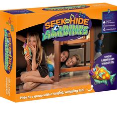 PRICES MAY VARY. TEAM "HIDE AND SEEK" – One player hides with Seraphina, the unpredictable singing fish. As seekers find the spot, they join the hider and cram together “like sardines” while attempting to keep the fish quiet MELODIOUS FISHY FUN – Seraphina, the worst teammate of all time and plush toys sensation, offers 8 awful melodies, wriggles energetically and glows brightly. Comes with a USB cable for hassle-free recharging WHEN TO PLAY – Perfect for kids party games, family games and kids Sardines Game, Singing Fish, Birthday Party Games For Kids, 5 Number, Birthday Activities, Kids Holiday Gifts, Hiding Spots, Kids Party Games, Birthday Party Games