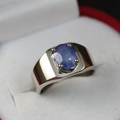 Women Ceylon Blue Sapphire Ring Sterling Silver 925 Ring Great Luster Blue Sapphire Ring Neelam Ring Blue Gem Ring Sapphire Handmade Ring Product Type: Ring Ring Size: 5 US, 6 US, 7 US, 8 US, 9 US, 10 US, 11 US, 12 US, 13 US, 14 US Stone Type: Sapphire, Neelam Metal Type: Sterling Silver 925 Main Stone: Blue Sapphire Main Stone Color: Blue Handmade: Yes, Artisan Ring Type: Natural Unheated and Treated This Sterling Silver Ring is a perfect gift for women. The ring showcases an elegant design with unique Beautiful Blue Sapphire stone. Get it for your loved one, or treatment yourself for a classic timeless style. Since these stones are natural stones, we cannot guarantee stone texture you will receive. Each ring will have different texture as you can see from photos. All orders come in a spe Classic Blue Moonstone Ring For Formal Occasions, Blue Tanzanite Birthstone Ring, Fine Jewelry Blue Sapphire Birthstone Ring, Fine Jewelry Blue Sapphire Ring Birthstone, Blue Sapphire Ring Birthstone Fine Jewelry, Elegant Blue Hallmarked Moonstone Ring, Blue Sapphire Ring With Round Band, Classic Blue Sapphire Gemstone Ring, Blue Sapphire Birthstone Ring