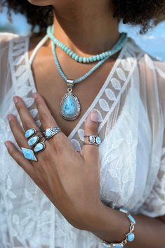 Contemporary Larimar and Moonstone Ring (Sizes 6, 7 1/4, 9, 9 1/2) – Silver Eagle Gallery The Lost City Of Atlantis, City Of Atlantis, Lost City Of Atlantis, Silversmithing Jewelry, Larimar Bracelet, The Lost City, Silver Bands, Chalcedony Necklace, Larimar Necklace