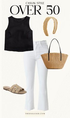 Classic Outfits for Women Over 50 Comfy Classic Style, Summer Casual Outfits For Women 2024, Classic Summer Capsule Wardrobe, Wardrobe For Women, Outfits For Women Over 50, Classic Outfits For Women, Classic Style Outfits, Preppy Summer Outfits, Summer Capsule