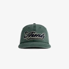 Cycling Logo Hat at AimeLeonDore.com Cycling Logo, Cycle Logo, Profile Silhouette, Logo Hat, Green Hat, Green Hats, Brass Buckle, Hats Vintage, Low Profile