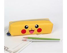 Size approx : W 8" x H 3" x D 2.5" Nintendo Pokemon Rectangle Pencil Case Multi-Purpose Pouch Nintendo Pokemon, Pencil Pouch, D 2, Pencil Case, Pikachu, Nintendo, Pokemon, Pencil, Pouch