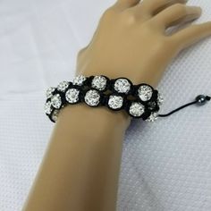 10mm White Two Row Disco Ball Beads Bangles Sparkly & Shine Fashion Expandable Bracelet Box F Adjustable Round Beaded Rhinestone Bracelets, Adjustable Rhinestone Beaded Bracelet, Adjustable Round Beaded Bracelets With Rhinestones, Adjustable Crystal Bracelet With 8mm Beads, Adjustable White Crystal Bracelet With Rhinestones, White Adjustable Crystal Bracelet With Rhinestones, White Rhinestone Crystal Bracelet, Adjustable, White Adjustable Rhinestone Crystal Bracelet, Adjustable Round Bracelet With Bling