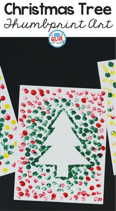 christmas tree printable art project for kids to do with the paper plate and glue