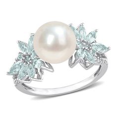 The Everly Women's Cultured Pearl 14k White Gold Ring is a beautifully crafted set designed to add elegance to any outfit. Each piece in this set is made from high-quality materials, ensuring durability and style. Perfect for formal occasions or as a thoughtful gift, this set combines sophistication and charm. With its timeless design, it's sure to impress and complement any wardrobe. Whether you're elevating your own style or gifting it to someone special, this jewelry set is a must-have. Size: Rose Gold Flower Ring, Gold Flower Ring, Rose Gold Flower, 14k Rose Gold Ring, Own Style, Diamond Flower, 14k White Gold Ring, White Gold Ring, Round Cut Diamond