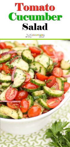 a white bowl filled with cucumber salad