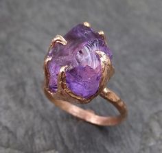 Amethyst Rose Gold Ring Purple Gemstone Recycled 14k rose Gold Gemstone Cocktail Statement ring Rose Cut Amethyst Jewelry For Wedding, Rose Gold Amethyst Ring For Wedding, Rose Gold Amethyst Ring With Accent Stones For Anniversary, Wedding Amethyst Ring With Bezel Setting, Wedding Crystal Ring With Bezel Setting, Open Shape, Wedding Crystal Ring With Bezel Setting, Wedding Crystal Open Ring With Bezel Setting, Anniversary Rose Gold Amethyst Ring With Accent Stones, Fine Jewelry Amethyst Ring With Bezel Setting For Wedding